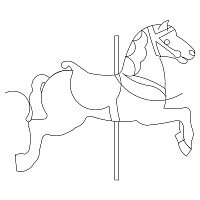 carousel horse pano 001